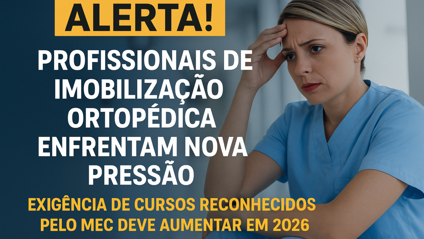 Profissionais de Imobilização em Alerta