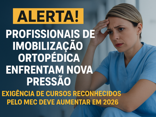 Profissionais de Imobilização em Alerta
